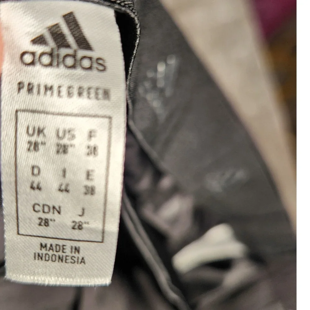 Adidas Golf‎ Shorts Mens 28 Gray Primegreen Charcoal Flat Front Performance